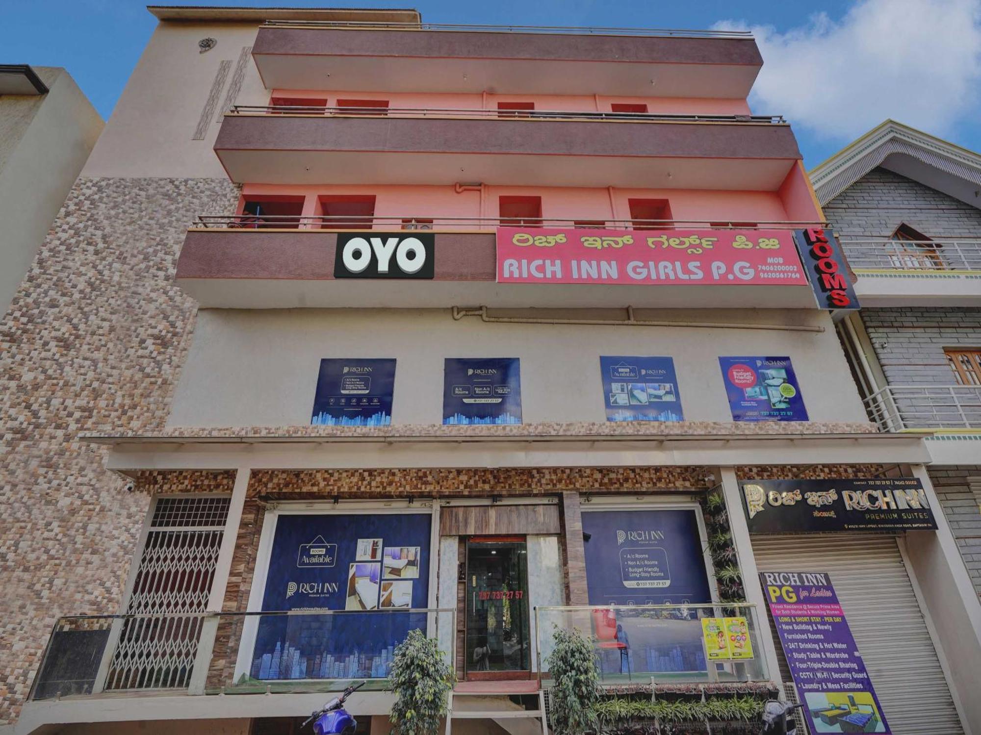 Oyo Flagship Rich Inn Premium Suites Near Nagasandra Metro Station. Bangalore Luaran gambar